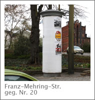 Franz-Mehring-Str. geg. Nr. 20 